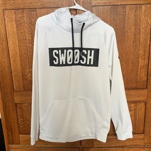Men’s White Nike Dri-Fit Sw00sh Hoodie